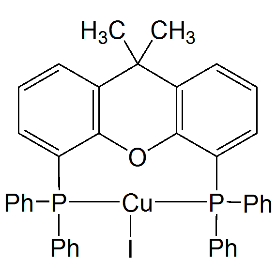[1,1′-(9,9-Dimethyl-9H-xanthene-4,5-diyl)bis[1,1-diphenylphosphine-κP]]iodocopper
